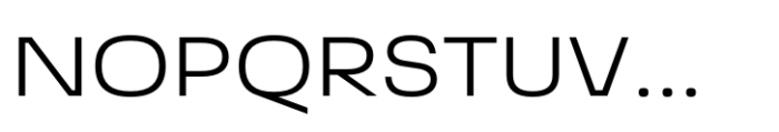 Grandis Extended Light Font UPPERCASE