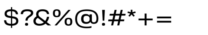 Grandis Extended Regular Font OTHER CHARS