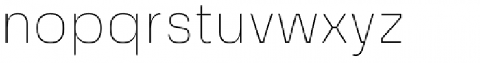 Grandis Thin Font LOWERCASE