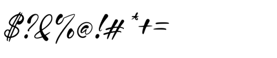 Grandlove Font OTHER CHARS