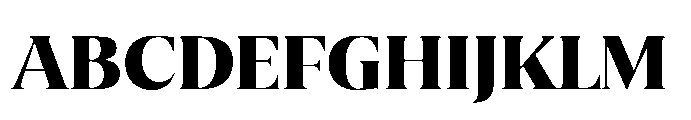 Grandlux Black Font UPPERCASE