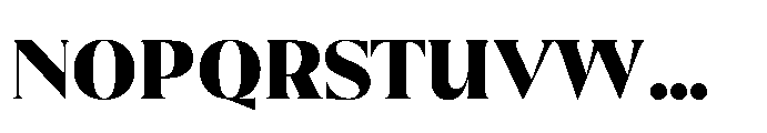 Grandlux Black Font UPPERCASE