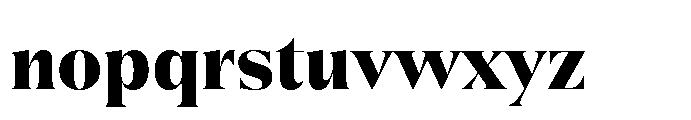 Grandlux Black Font LOWERCASE