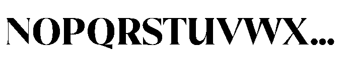 Grandlux Extra Bold Font UPPERCASE