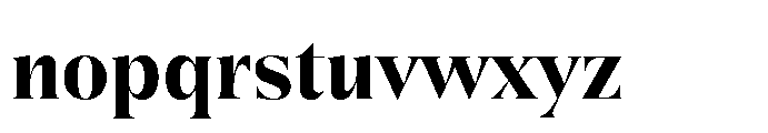 Grandlux Extra Bold Font LOWERCASE