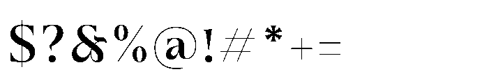 Grandlux Medium Font OTHER CHARS