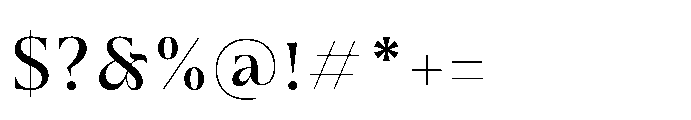 Grandlux Regular Font OTHER CHARS
