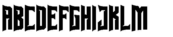 Grandover Regular Font UPPERCASE