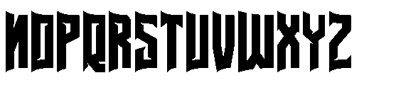 Grandover Regular Font UPPERCASE