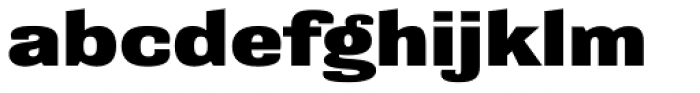 Grange Heavy Extended Font LOWERCASE