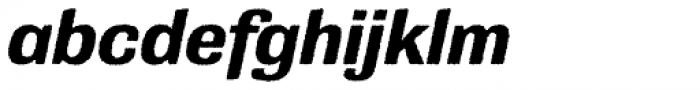 Grange Rough Bold Italic Font LOWERCASE