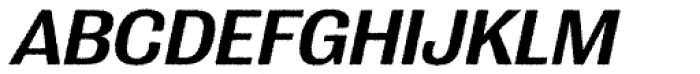 Grange Rough DemiBold Italic Font UPPERCASE