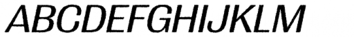Grange Rough Medium Italic Font UPPERCASE