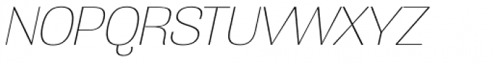 Grange Thin Italic Font UPPERCASE