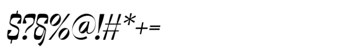 Grangeus Italic Font OTHER CHARS