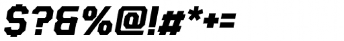 Granic Slab Bold Italic Font OTHER CHARS