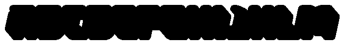 Granix Extrude Font UPPERCASE