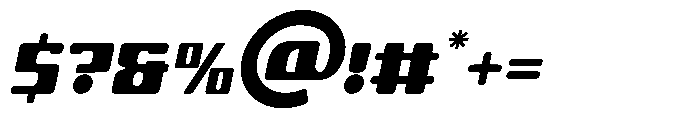Granix Regular Font OTHER CHARS
