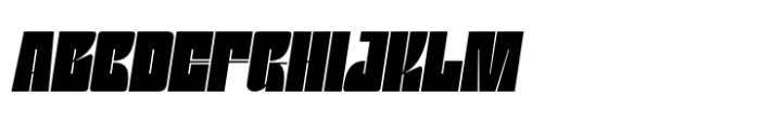 Granke Black Oblique Font UPPERCASE