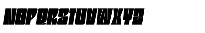 Granke Black Oblique Font UPPERCASE