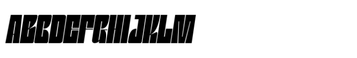Granke Bold Oblique Font UPPERCASE