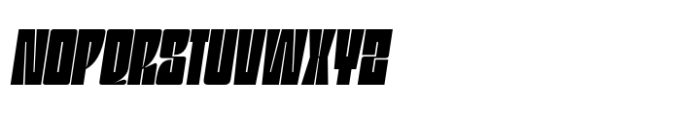 Granke Bold Oblique Font UPPERCASE