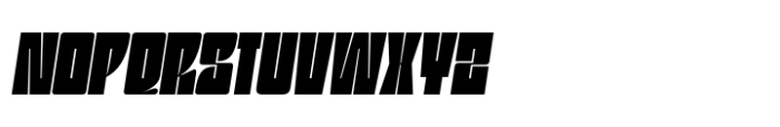 Granke Extra Bold Oblique Font UPPERCASE