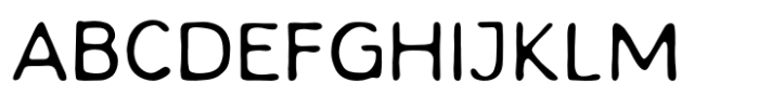Granmile Regular Font UPPERCASE