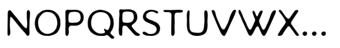 Granmile Regular Font UPPERCASE