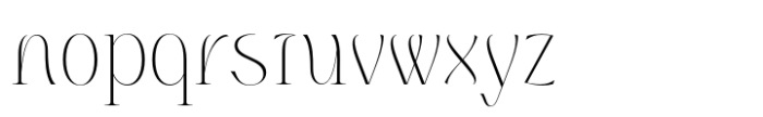 Granolia Regular Font LOWERCASE