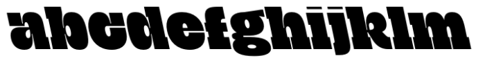 Grantig Backslant Font LOWERCASE