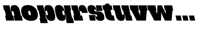 Grantig Backslant Font LOWERCASE