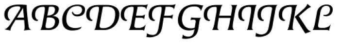 Grantofte Italic Font UPPERCASE