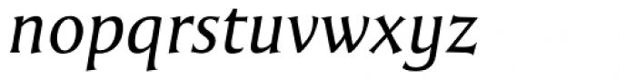 Grantofte Italic Font LOWERCASE