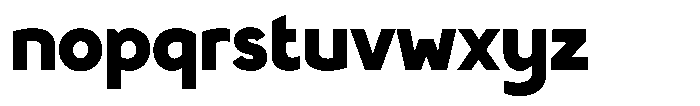 Granty Bold Font LOWERCASE