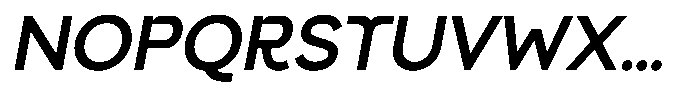 Granty Italic Font UPPERCASE