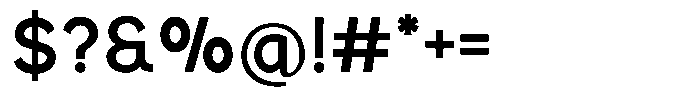 Granty Regular Font OTHER CHARS