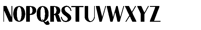 Granvia Ultra Black Condensed Font UPPERCASE