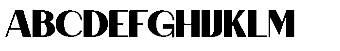 Granvia Ultra Black Expanded Font UPPERCASE
