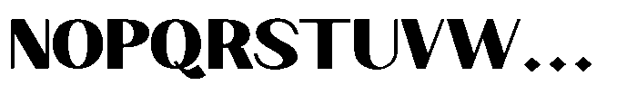 Granvia Ultra Black Expanded Font UPPERCASE