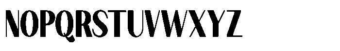 Granvia Ultra Black Extra Condensed Font UPPERCASE