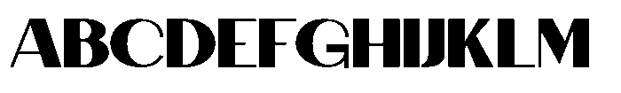 Granvia Ultra Black Extra Expanded Font UPPERCASE