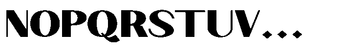 Granvia Ultra Black Extra Expanded Font UPPERCASE