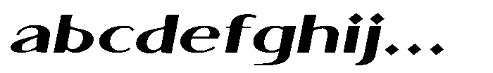 Granvia Ultra Black Italic Ultra Expanded FONT