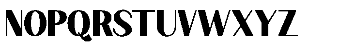 Granvia Ultra Black Semi Condensed Font UPPERCASE