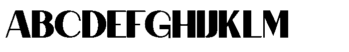Granvia Ultra Black Semi Expanded Font UPPERCASE
