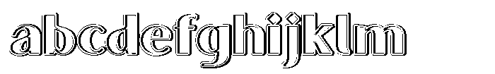 Granvia Ultra Black Shadow 2 FONT