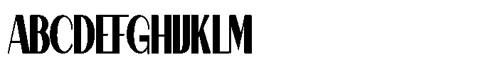 Granvia Ultra Black Ultra Condensed Font UPPERCASE