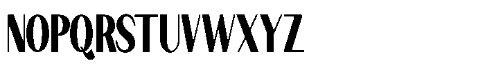 Granvia Ultra Black Ultra Condensed Font UPPERCASE