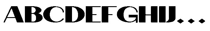Granvia Ultra Black Ultra Expanded Font UPPERCASE